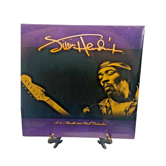 DateWorks Jimi Hendrix Wall Calendar 2013 New Sealed Collectors Item Memorabilia - Picture 1 of 6